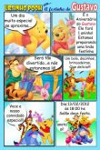 convite ursinho pooh história em quadrinho