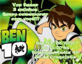 convite ben 10